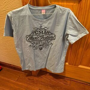 CMA Music Festival Nashville 2012 blue t-shirt